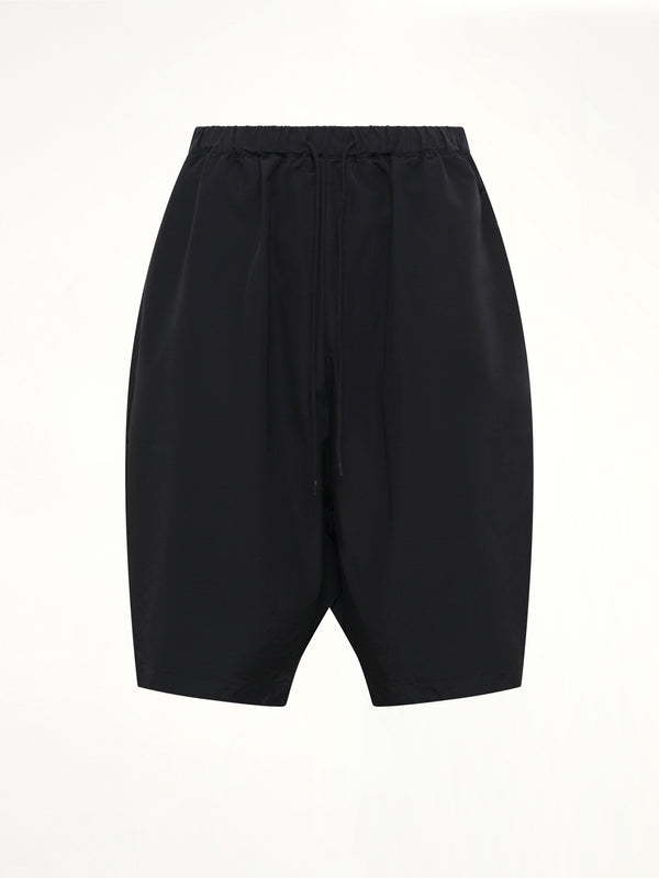 Nylon Taper Short in Black