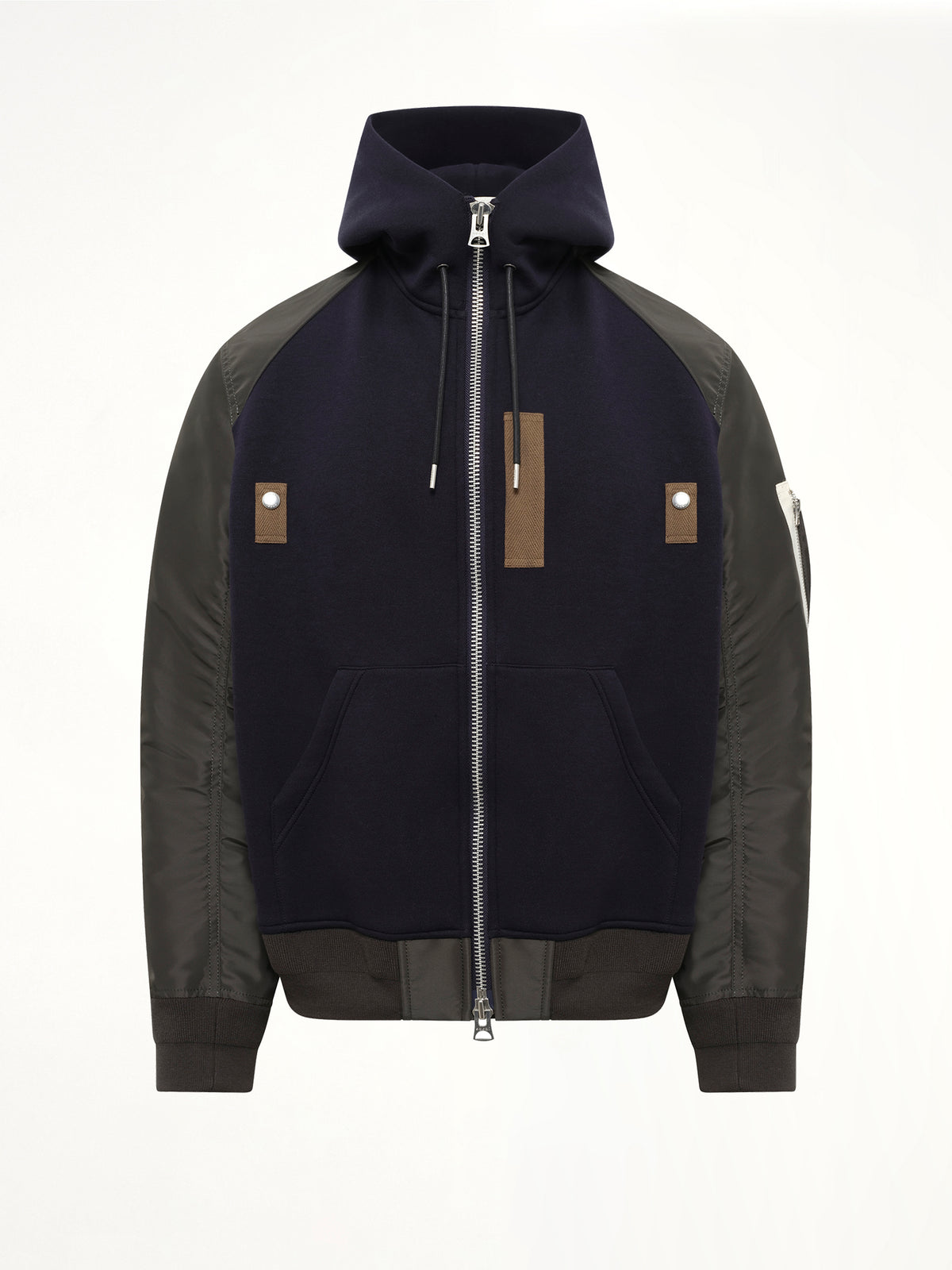 Sponge Sweat Hoodie in Navy/Dark Khaki