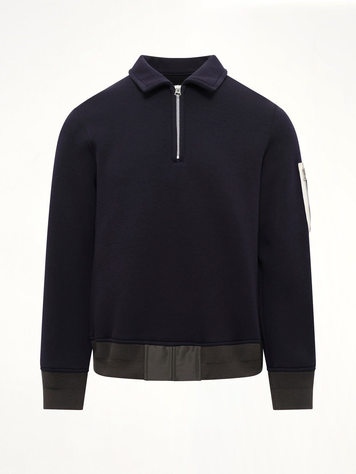 Sponge Sweat Polo Shirt in Navy/Dark Khaki