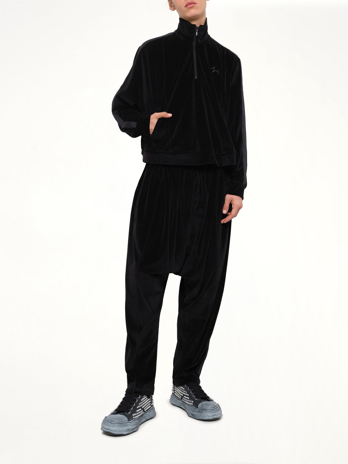 Bubblegum Inflated Track Jacket in Black