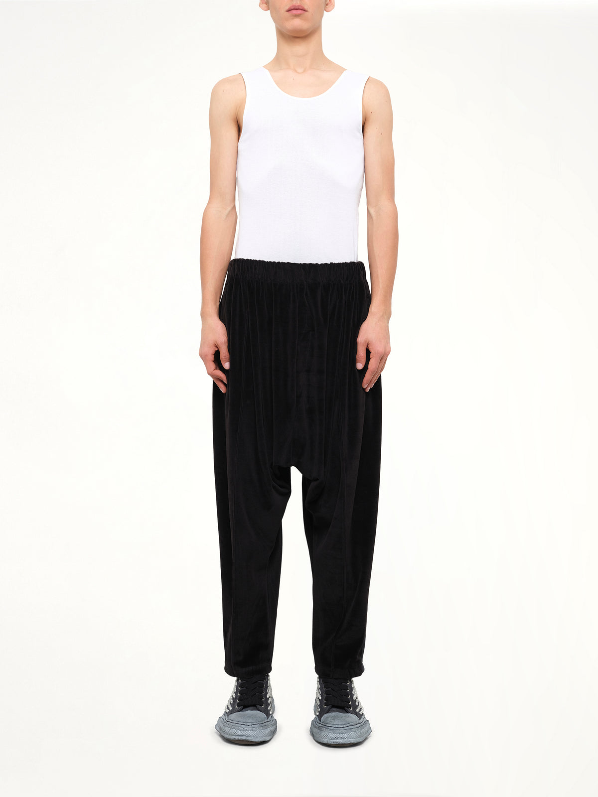 Bubblegum Inflated Track Pants in Black