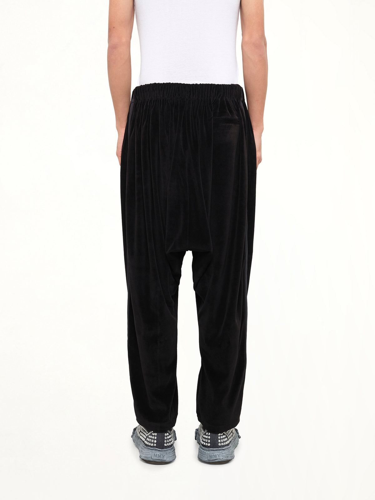 Bubblegum Inflated Track Pants in Black
