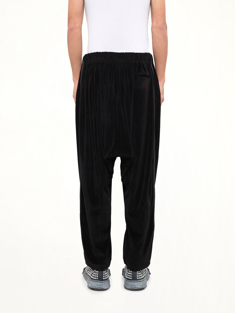 Bubblegum Inflated Track Pants in Black