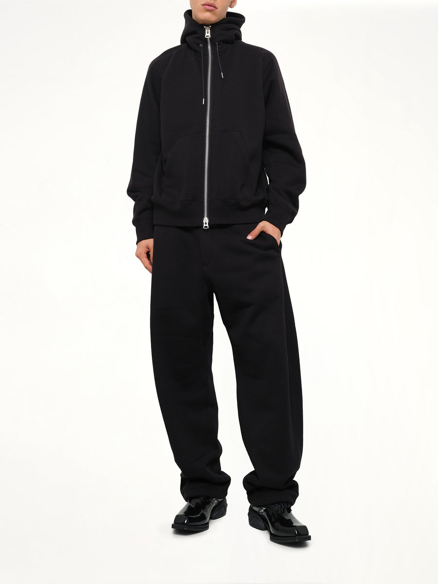 Cotton Jersey Pants in Black