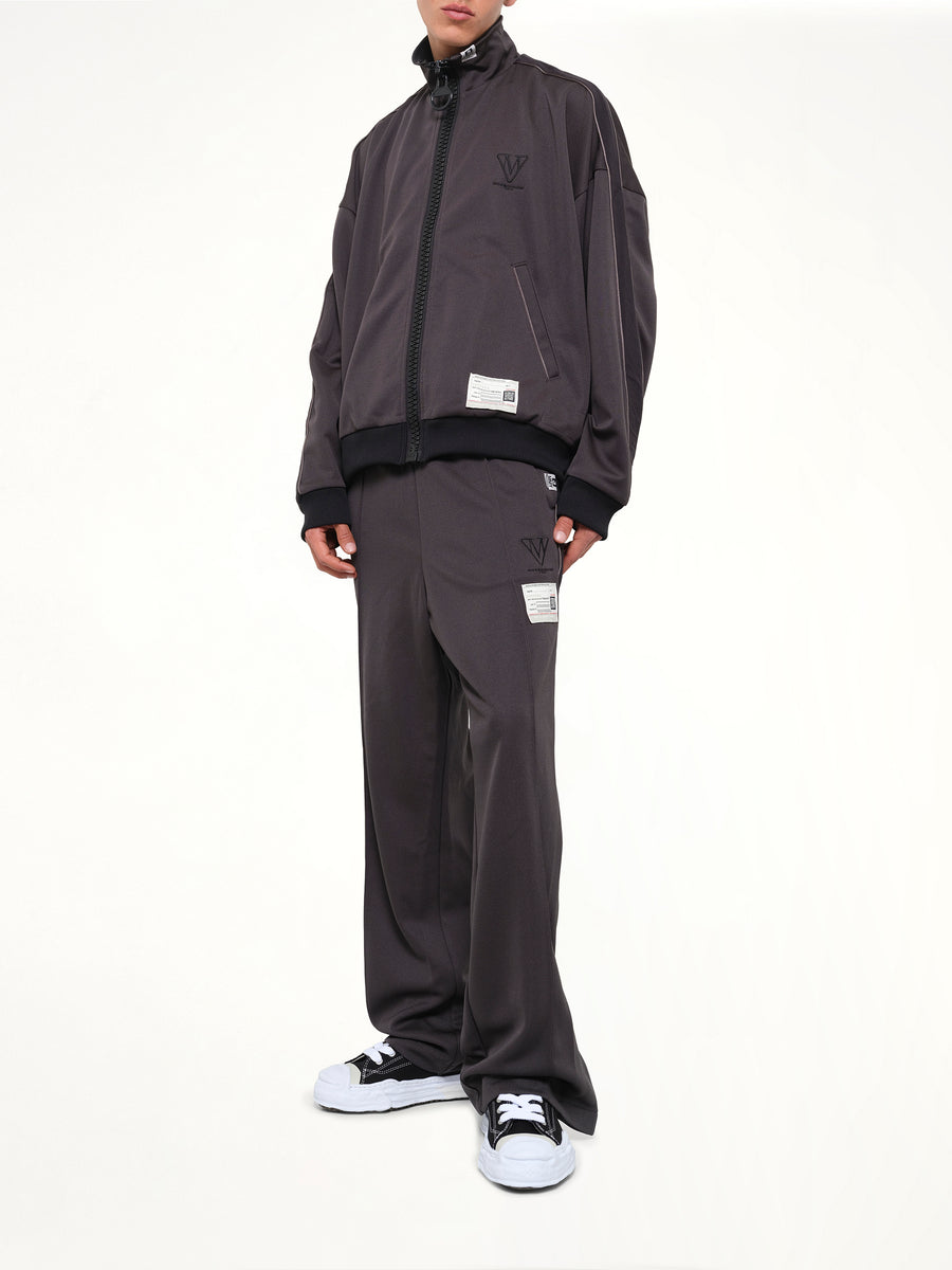 Folded Track Pants in Black