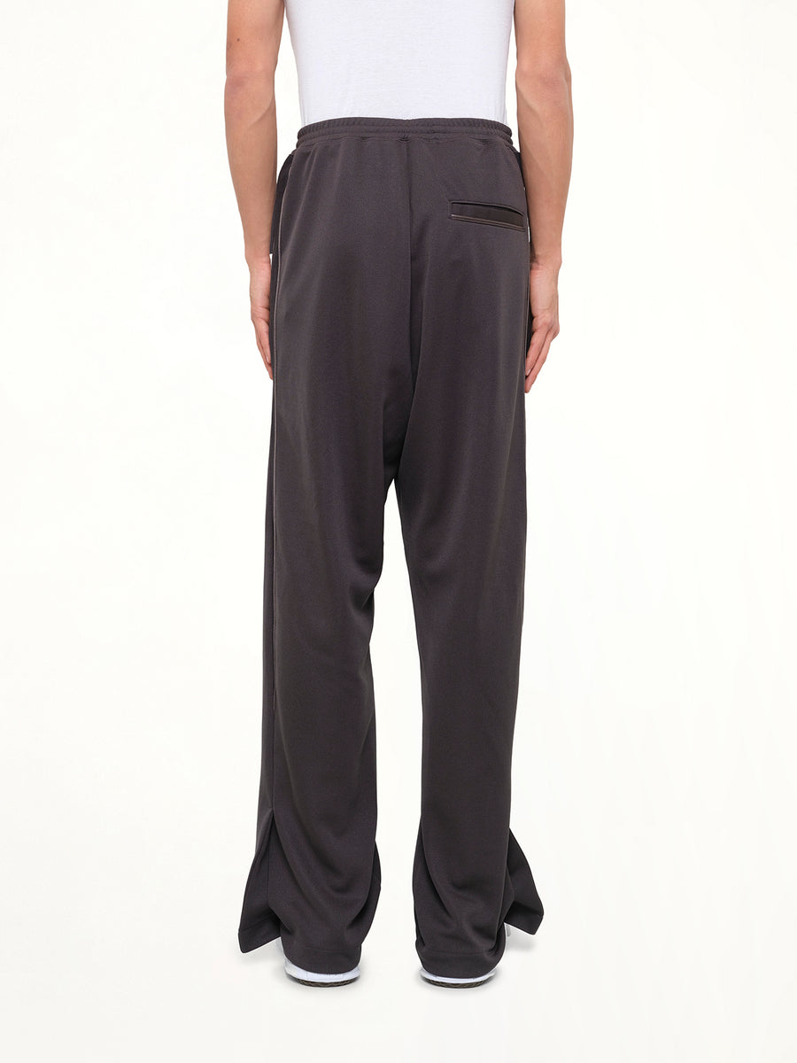 Folded Track Pants in Black
