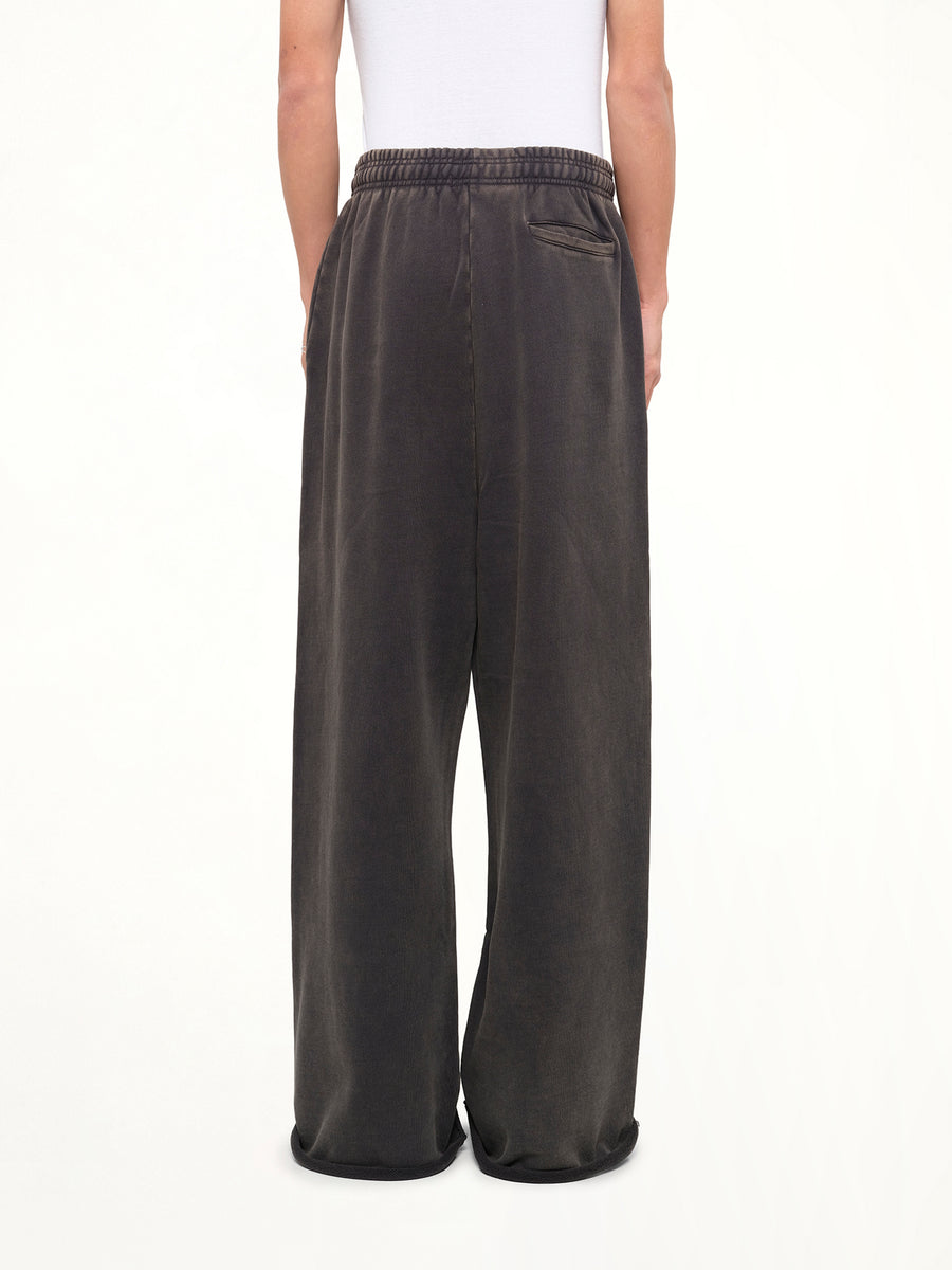 Full Sweatpant in Washed Black