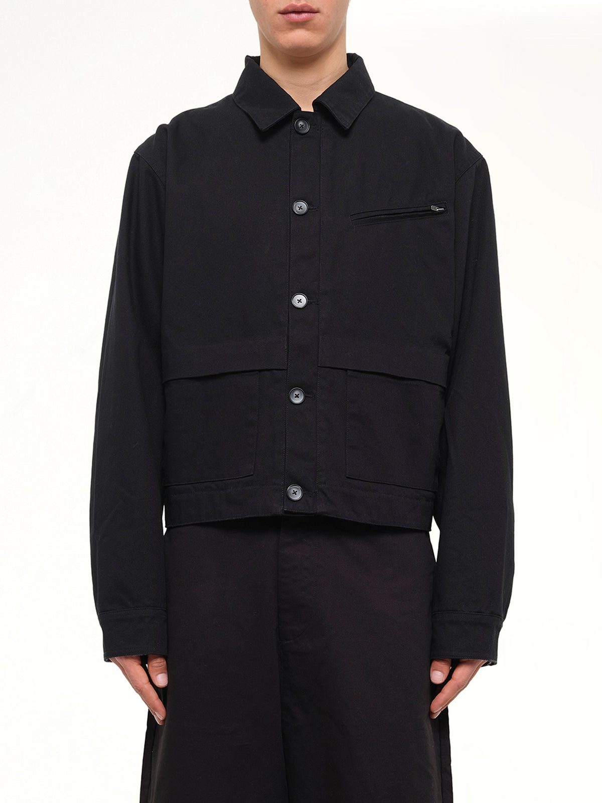 Hatch Jacket Cotton in Black