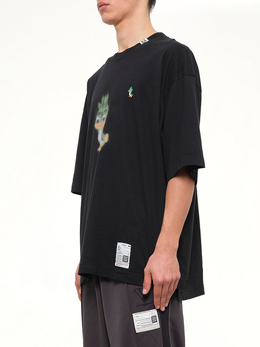 Leon Printed T-Shirt in Black