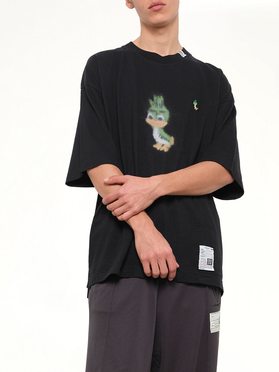 Leon Printed T-Shirt in Black