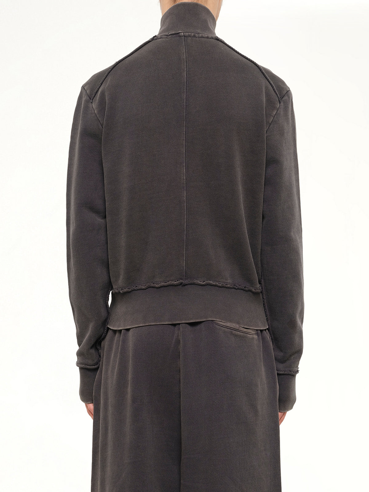 Supply Track Jacket in Washed Black