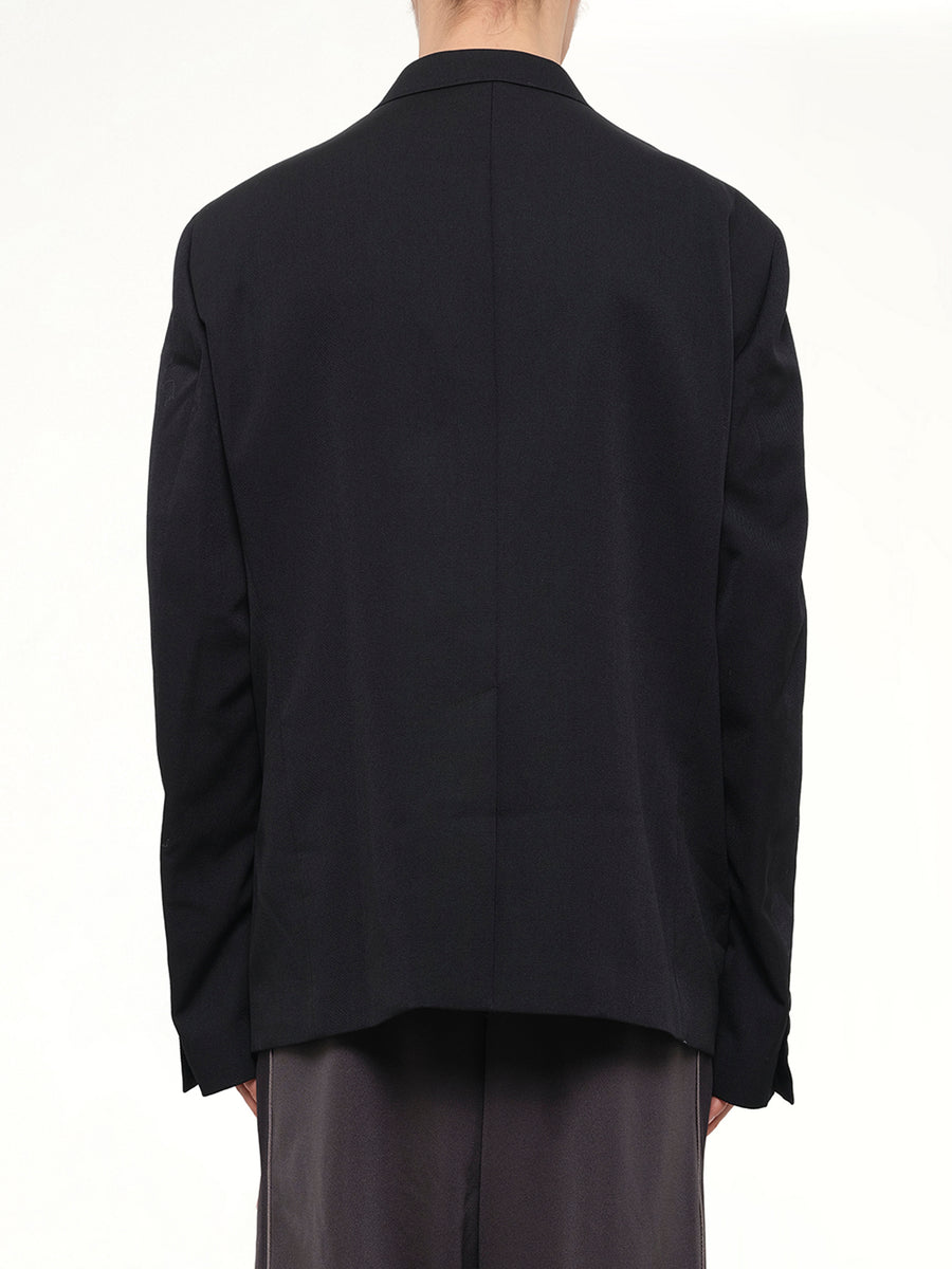 Switch Front Blazer in Black