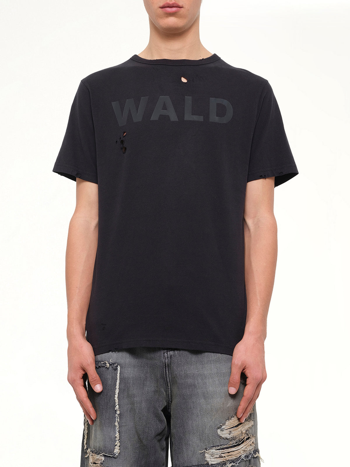 Wald Logo T-Shirt in Black