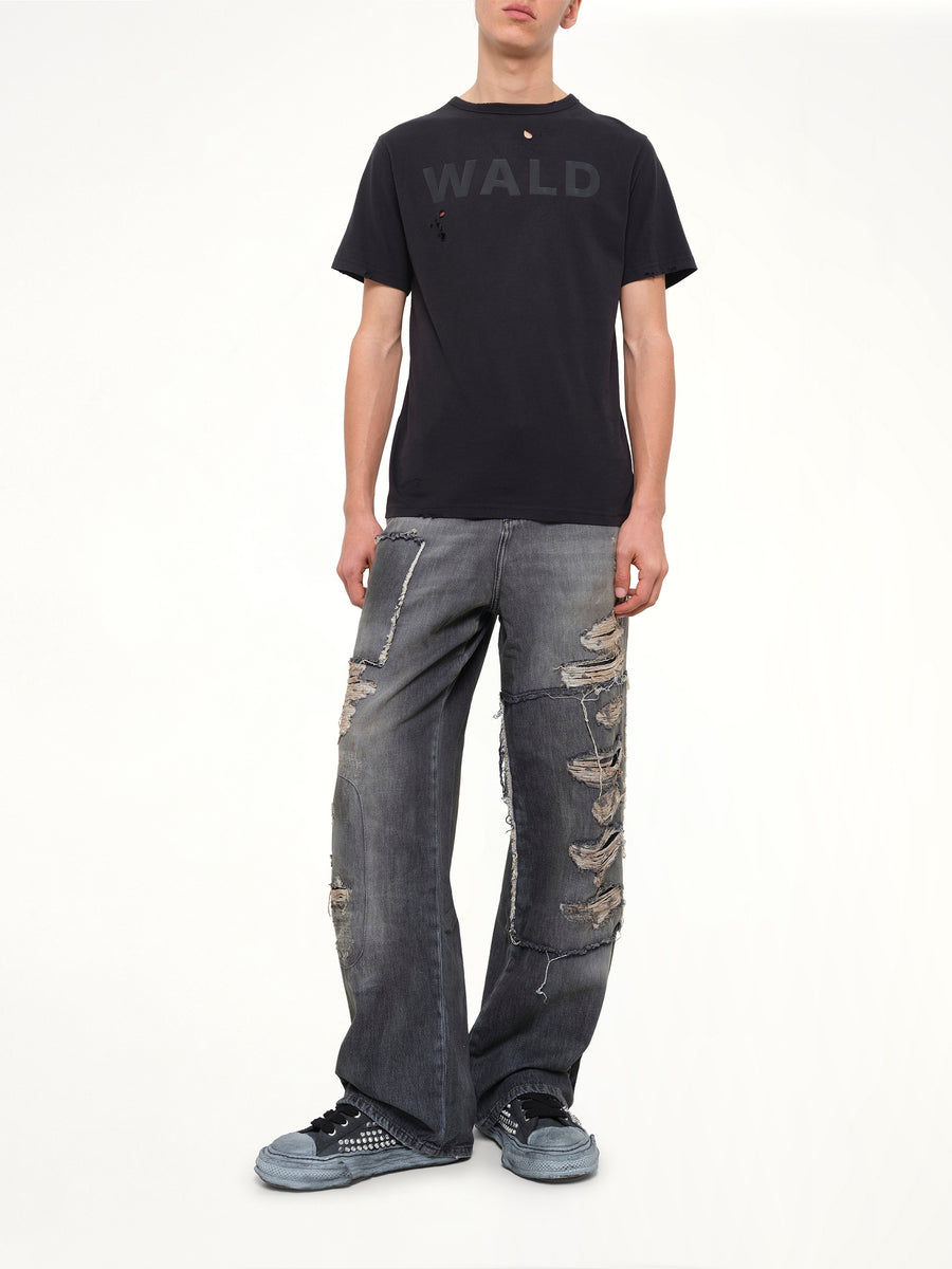 Wald Logo T-Shirt in Black