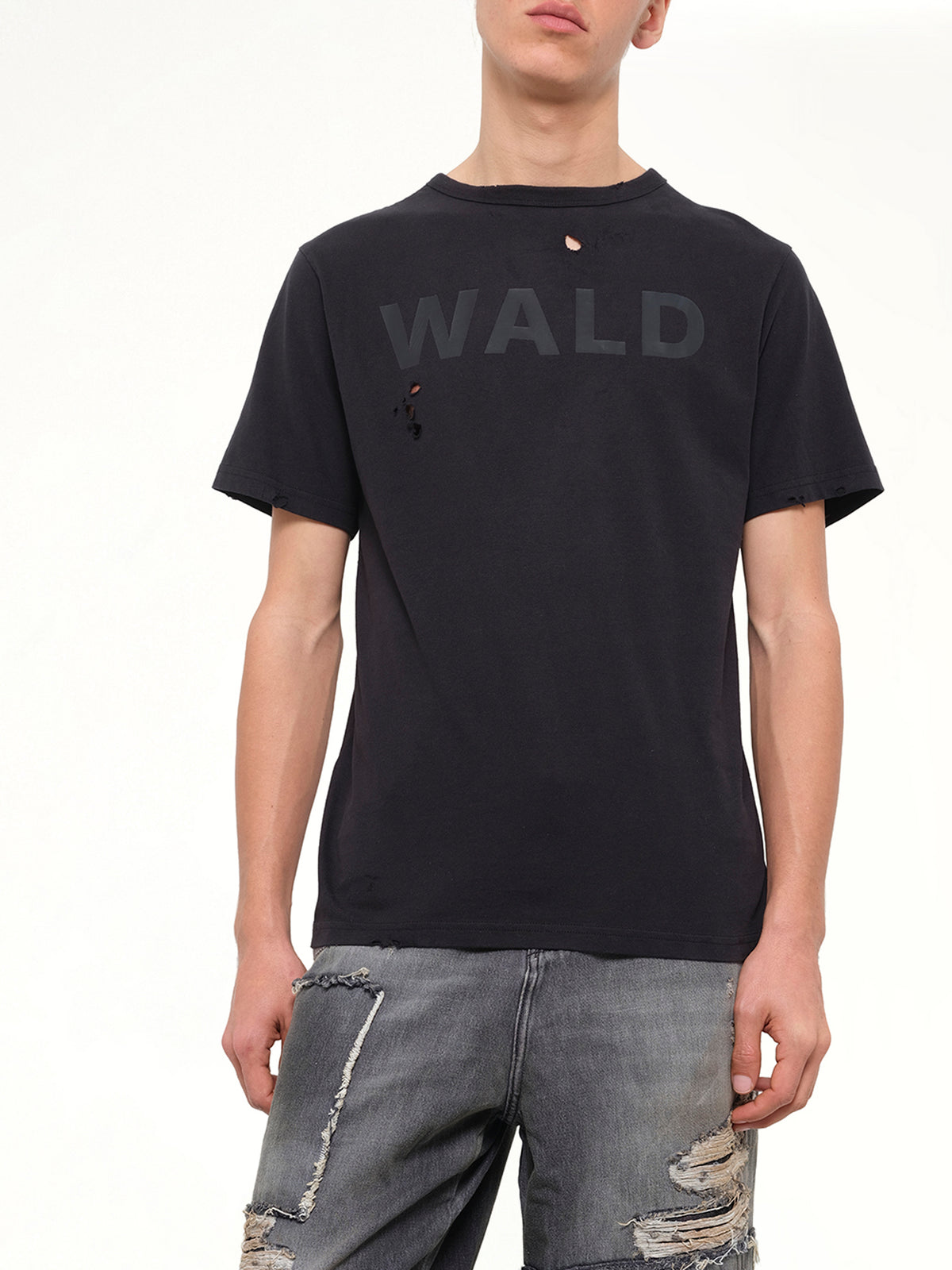 Wald Logo T-Shirt in Black
