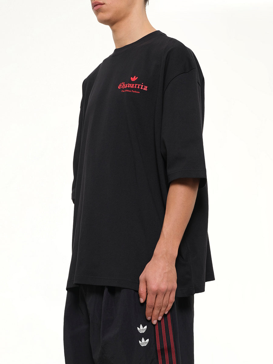 Adidas x Chavarria Dark Rose T-Shirt in Black