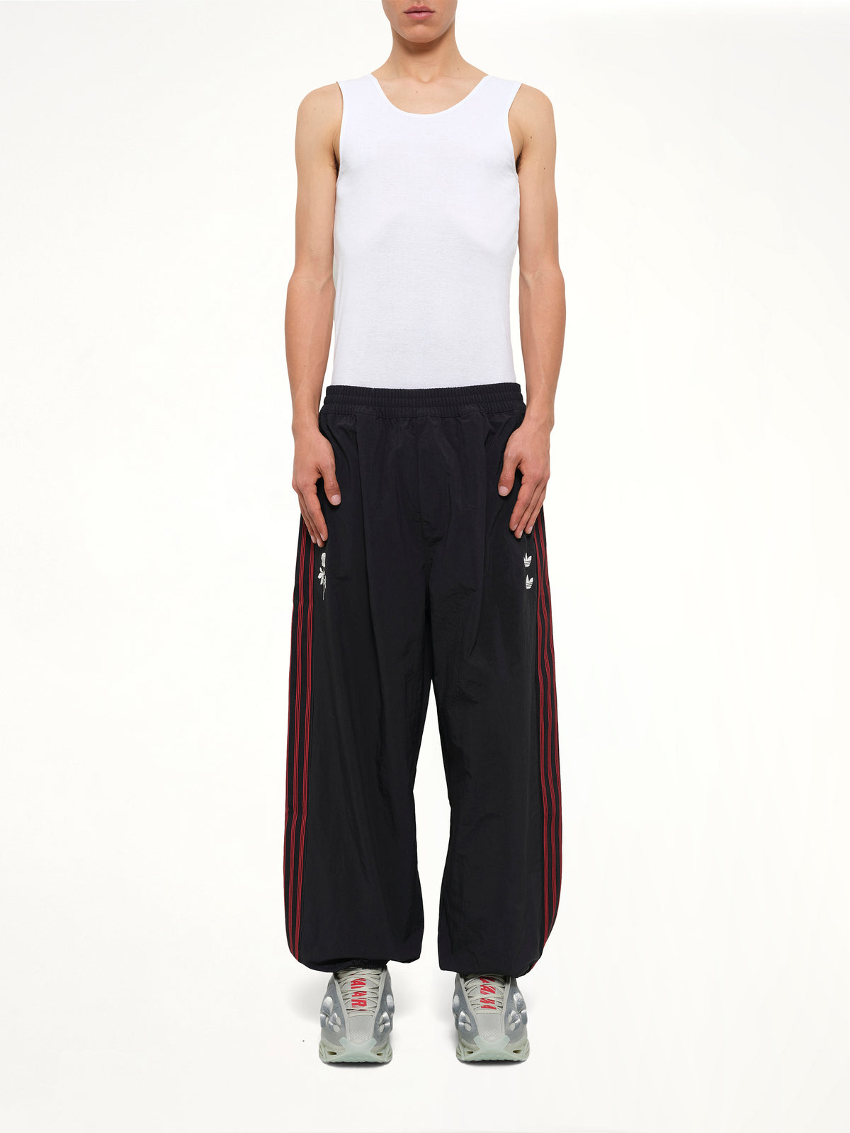 Adidas x Chavarria Woven Track Pant in Black