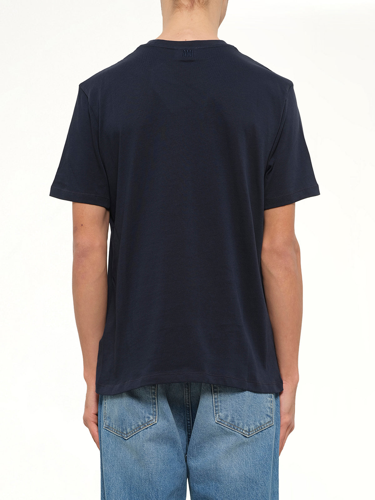 Crew Neck T-Shirt in Navy