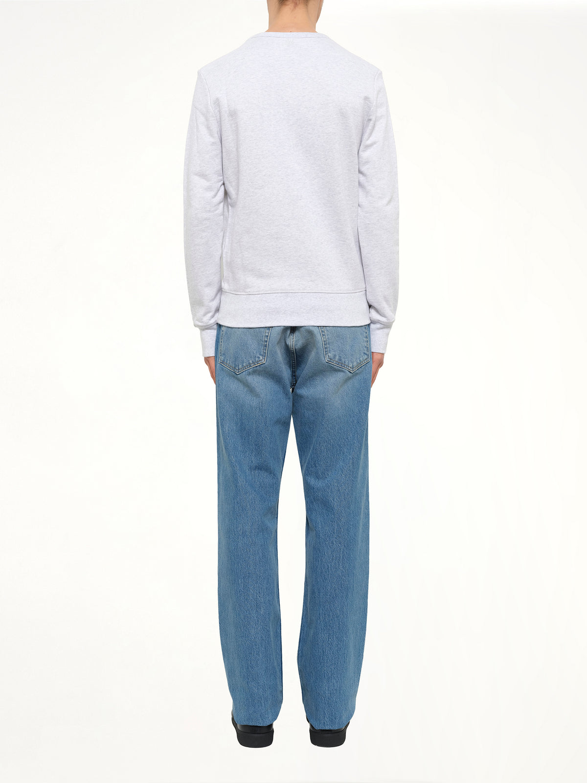 Crew Sweatshirt in Grey