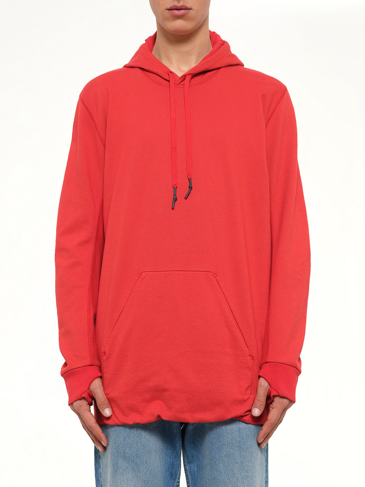 Dye Hoodie in Red