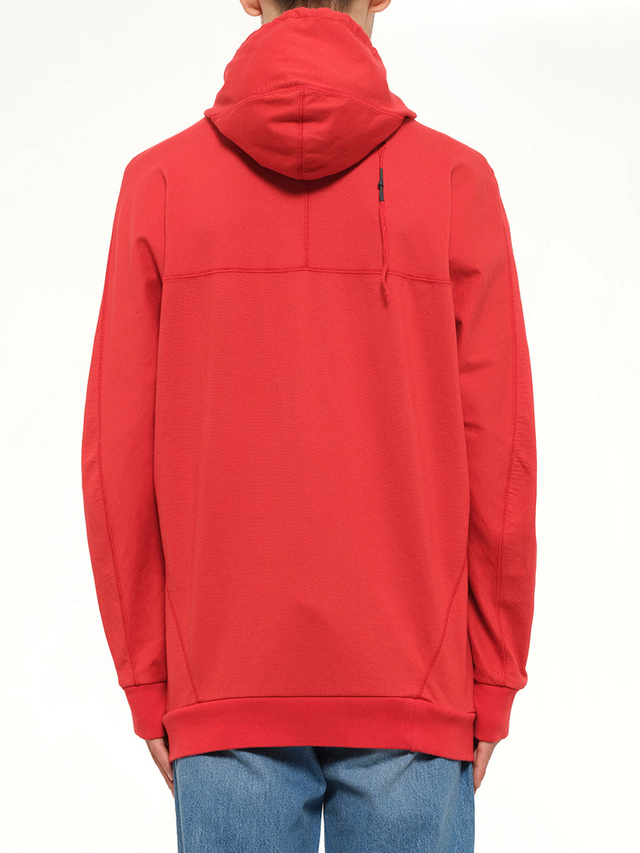 Dye Hoodie in Red