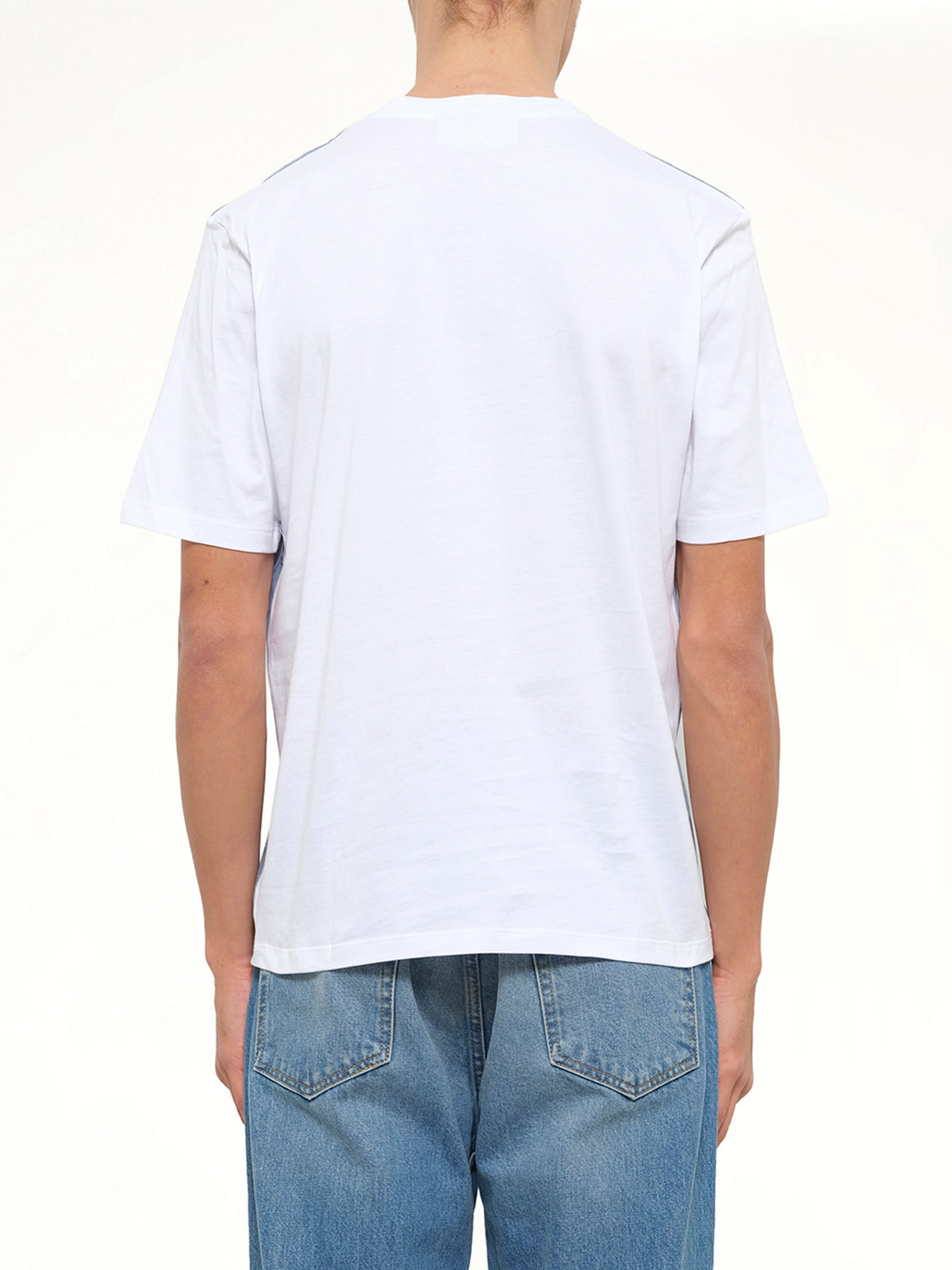 T-Shirt Rond in White