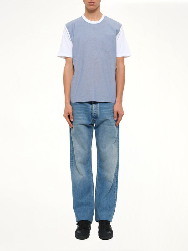 T-Shirt Rond in White