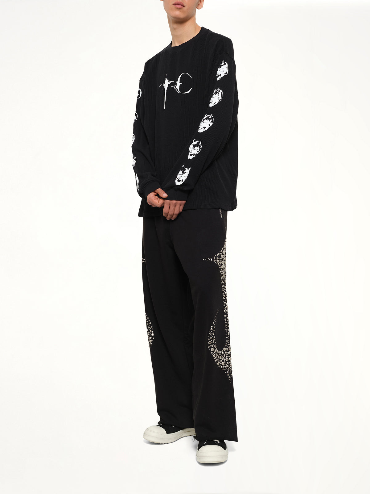 Endless Long Sleeve T-Shirt in Black
