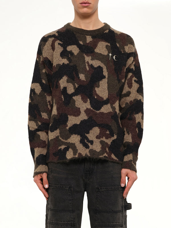 TC Infintry Knit Sweater in Camo