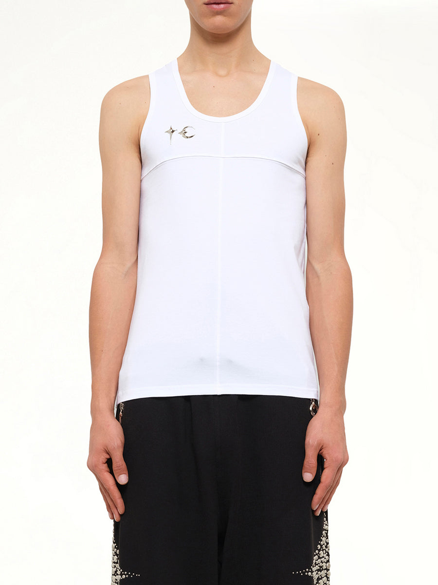 TC Tank Top in White