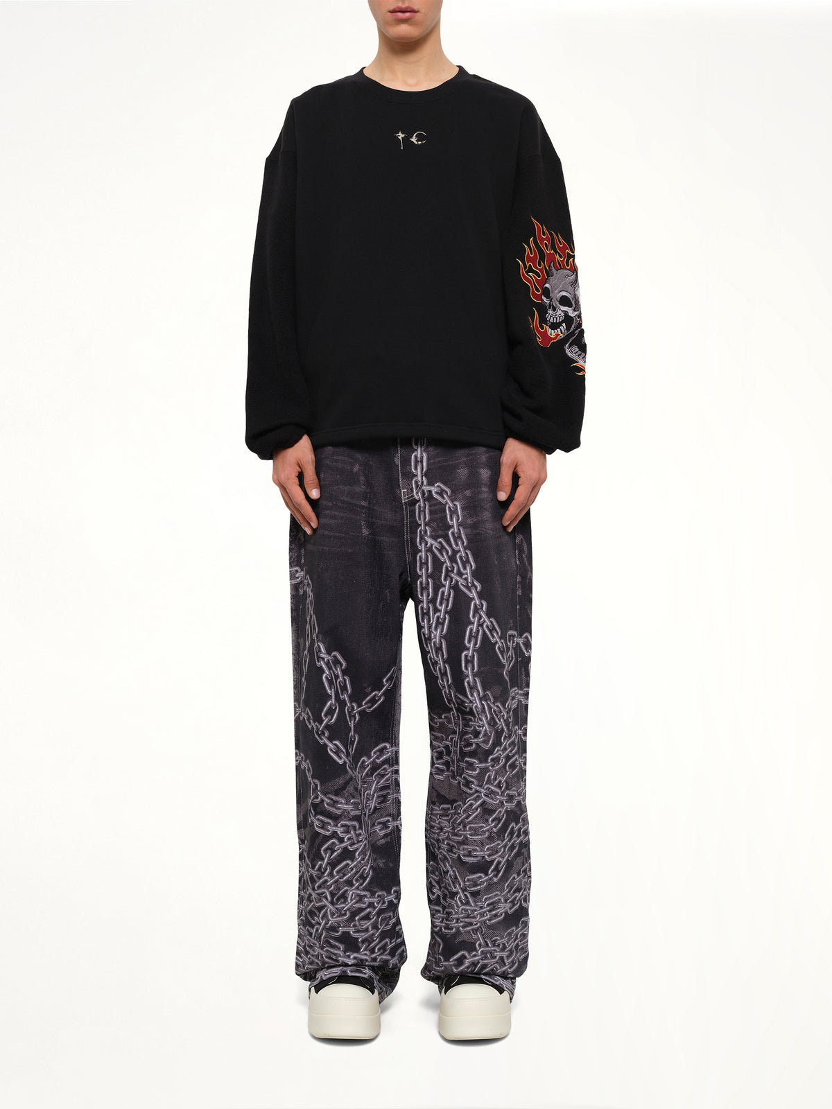 TC Two Face Sweatshirt in Black