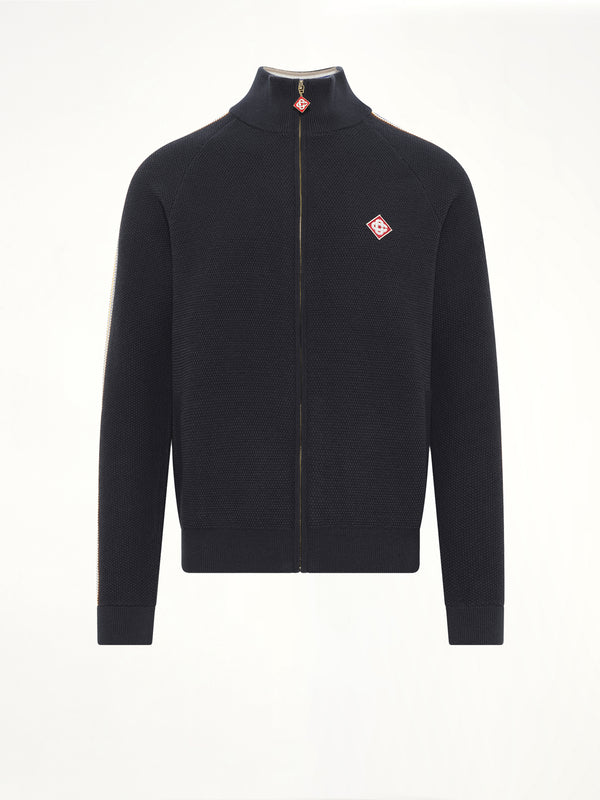 Cafe Culture Track Jacket in Navy