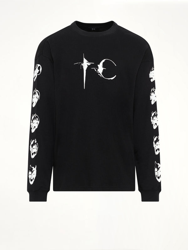 Endless Long Sleeve T-Shirt in Black