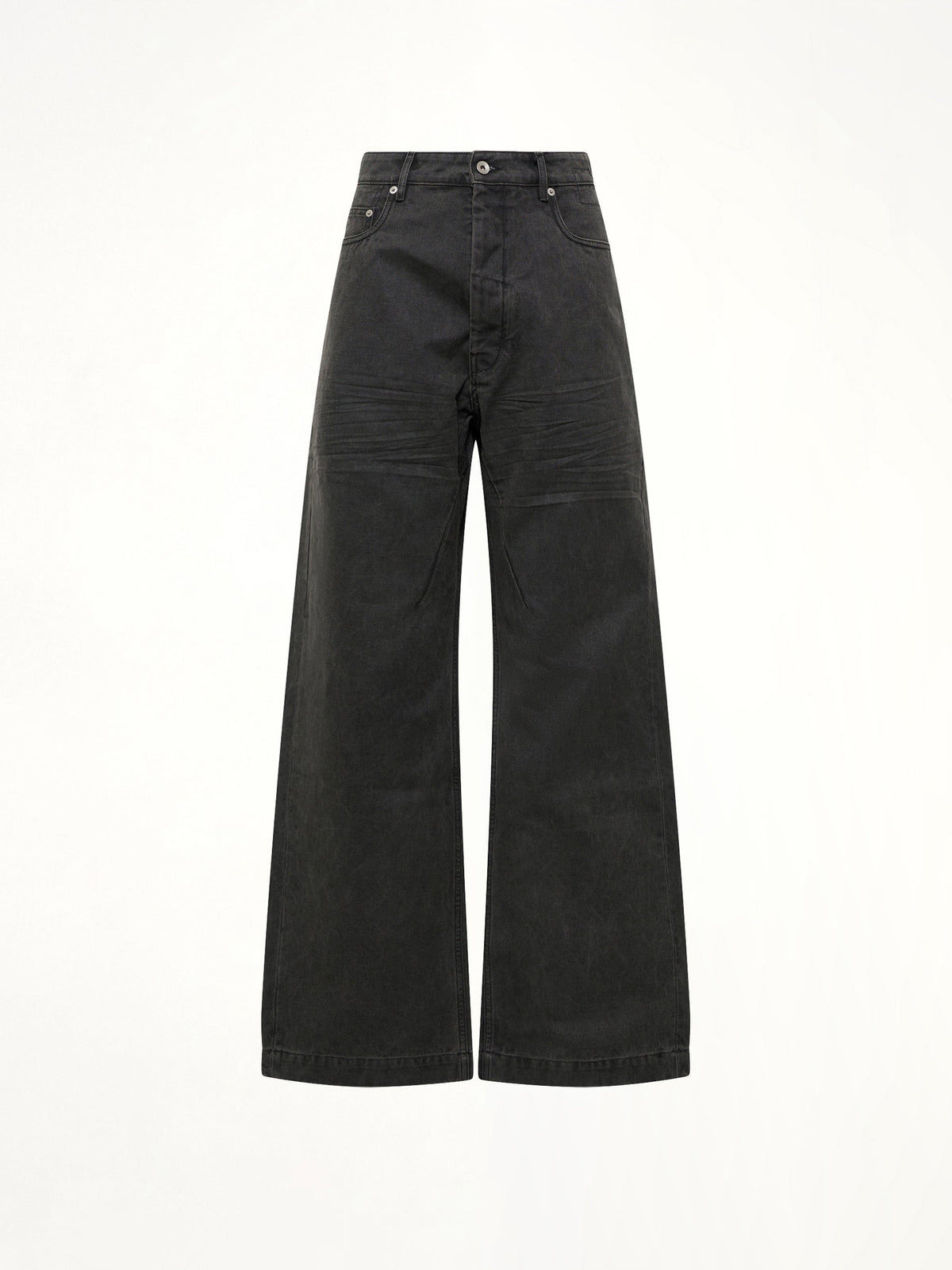 Cotton Canvas Geth Jeans in Gravel