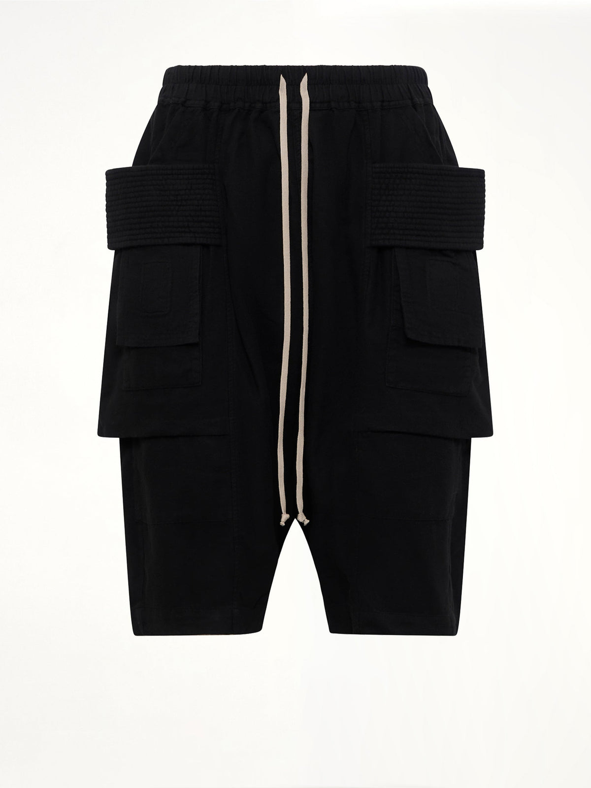 Light Flannel Creatch Cargo Pods in Black