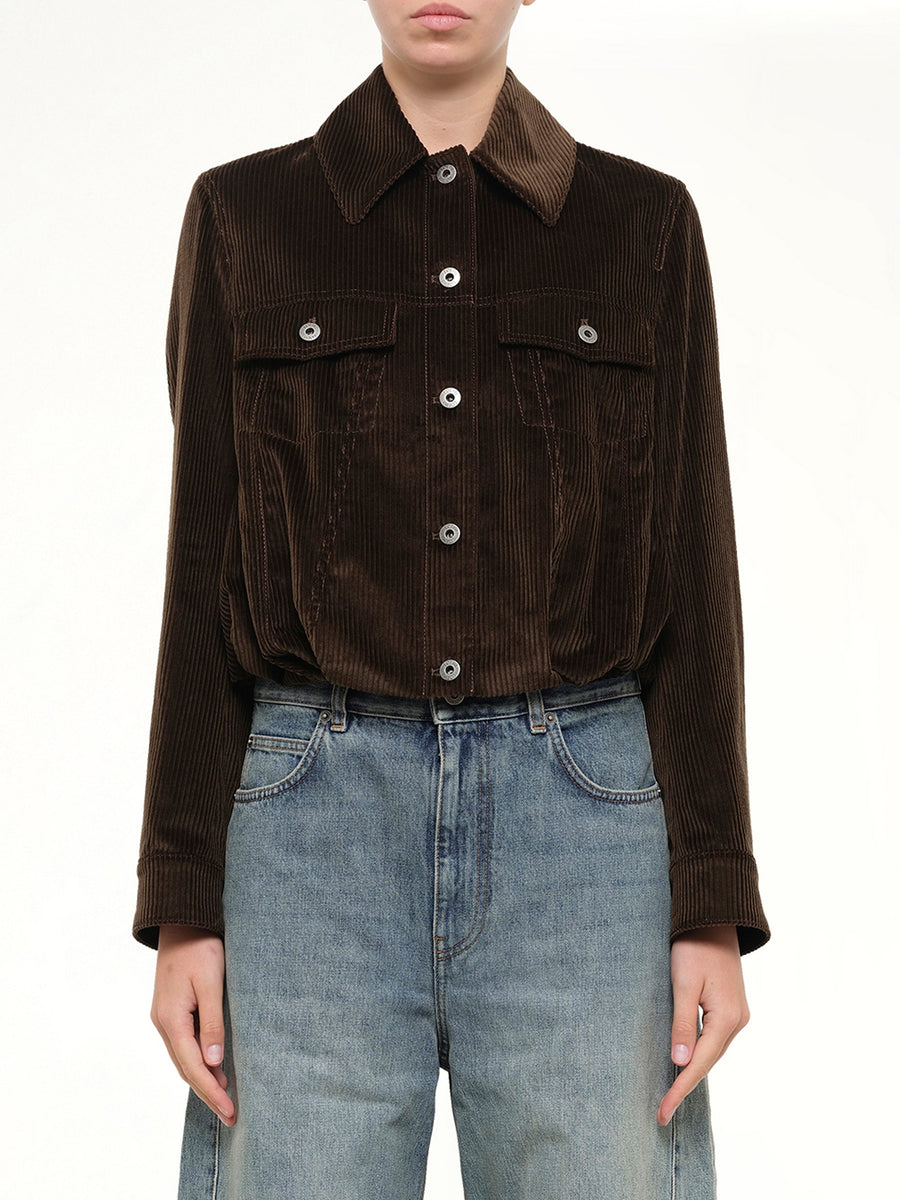 Corduroy Jacket in Brown