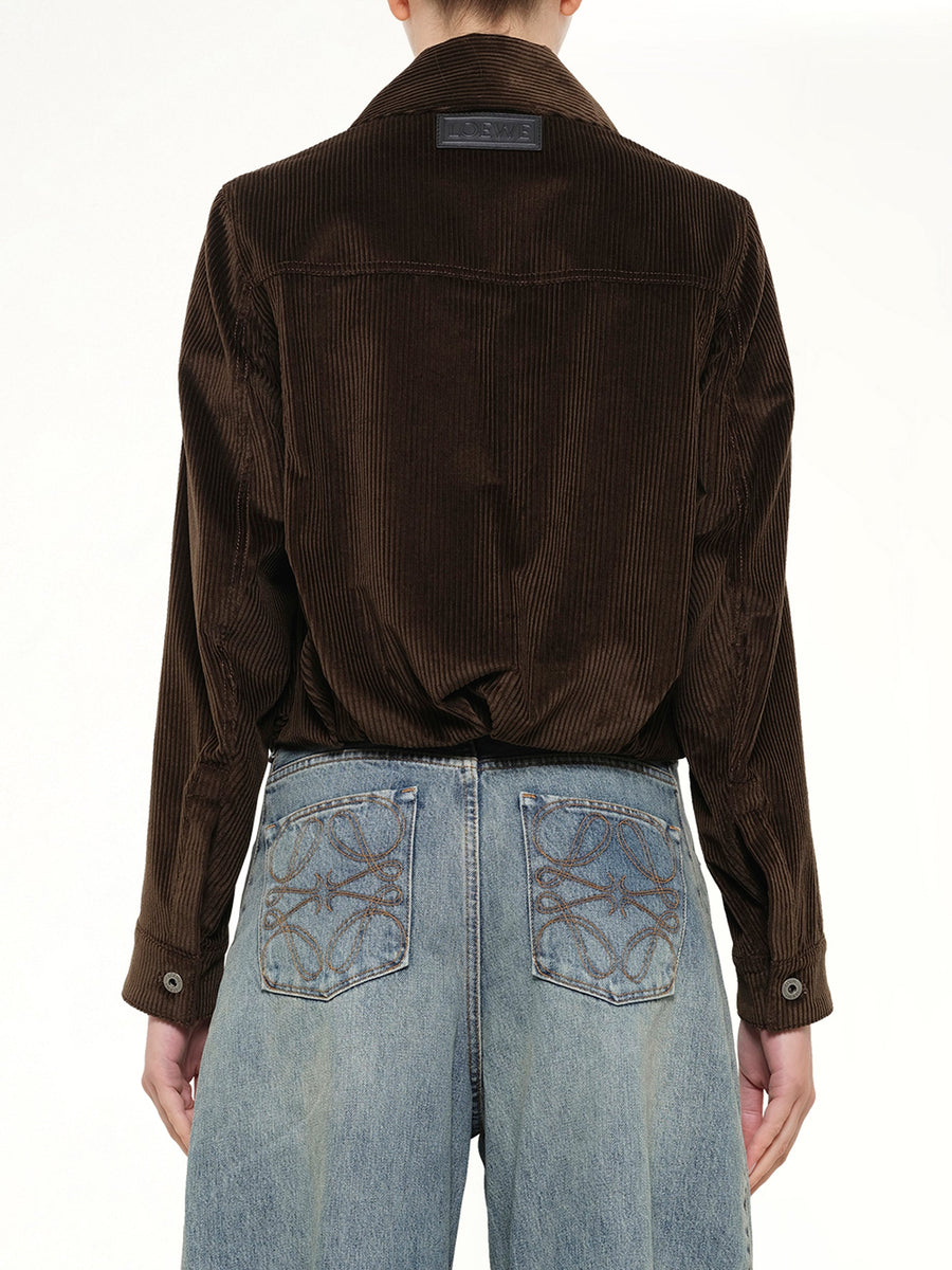 Corduroy Jacket in Brown