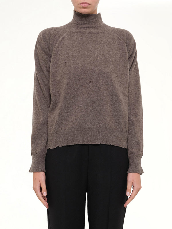 Lived-In Knitwear Turtleneck in Mud