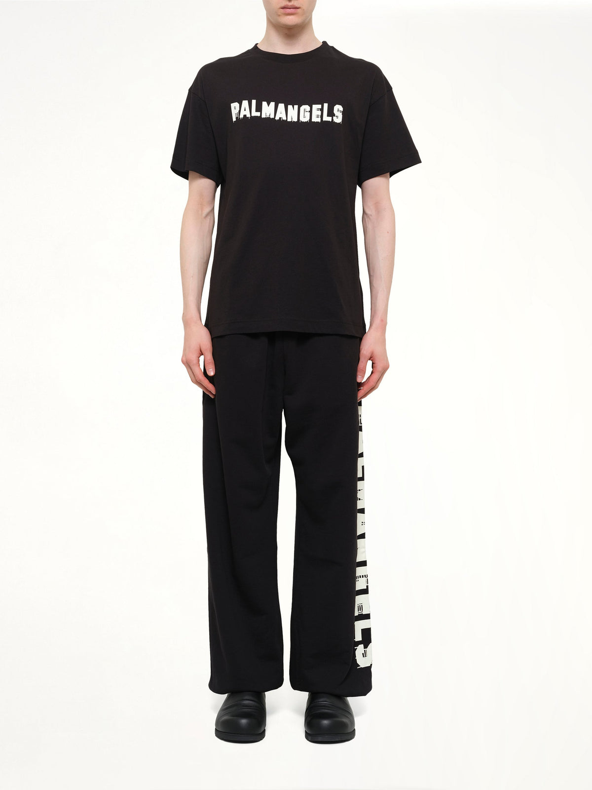 Palm Hills Regular T-Shirt in Black/Off White