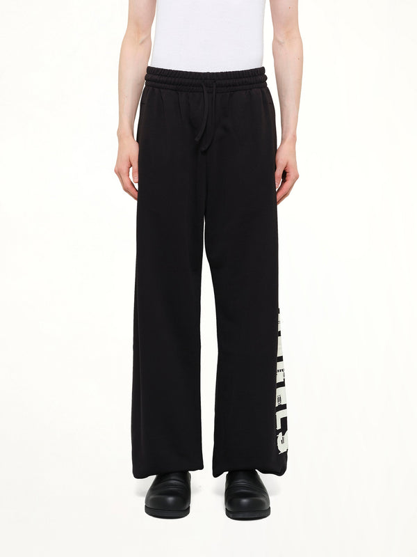 Palm Hills Sweatpants in Black/Off White