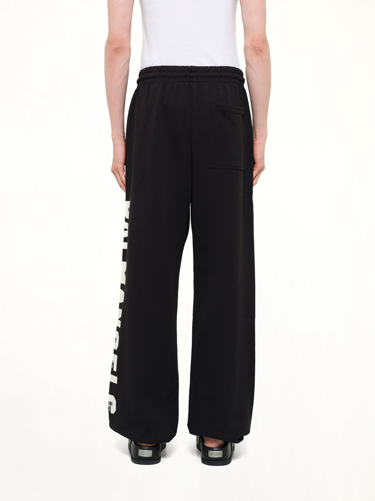 Palm Hills Sweatpants in Black/Off White