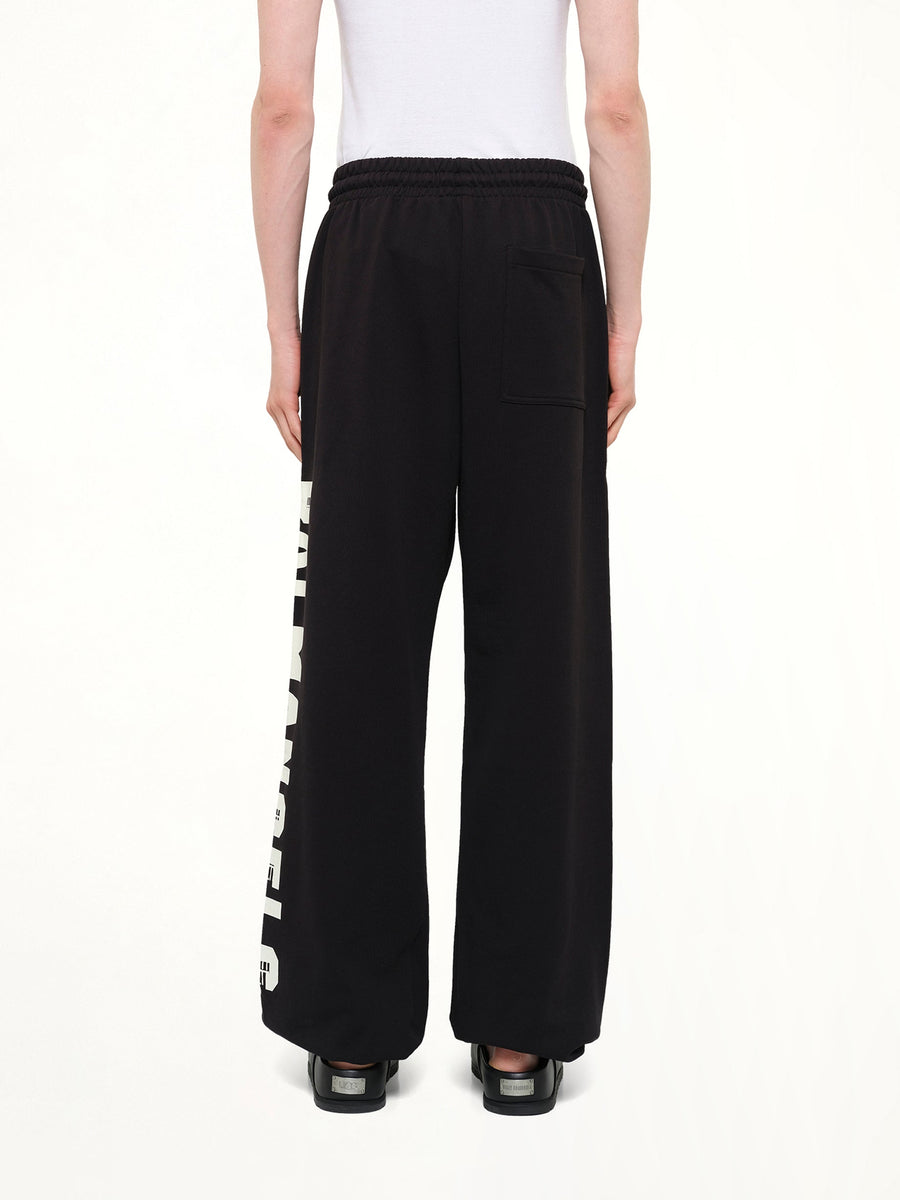 Palm Hills Sweatpants in Black/Off White