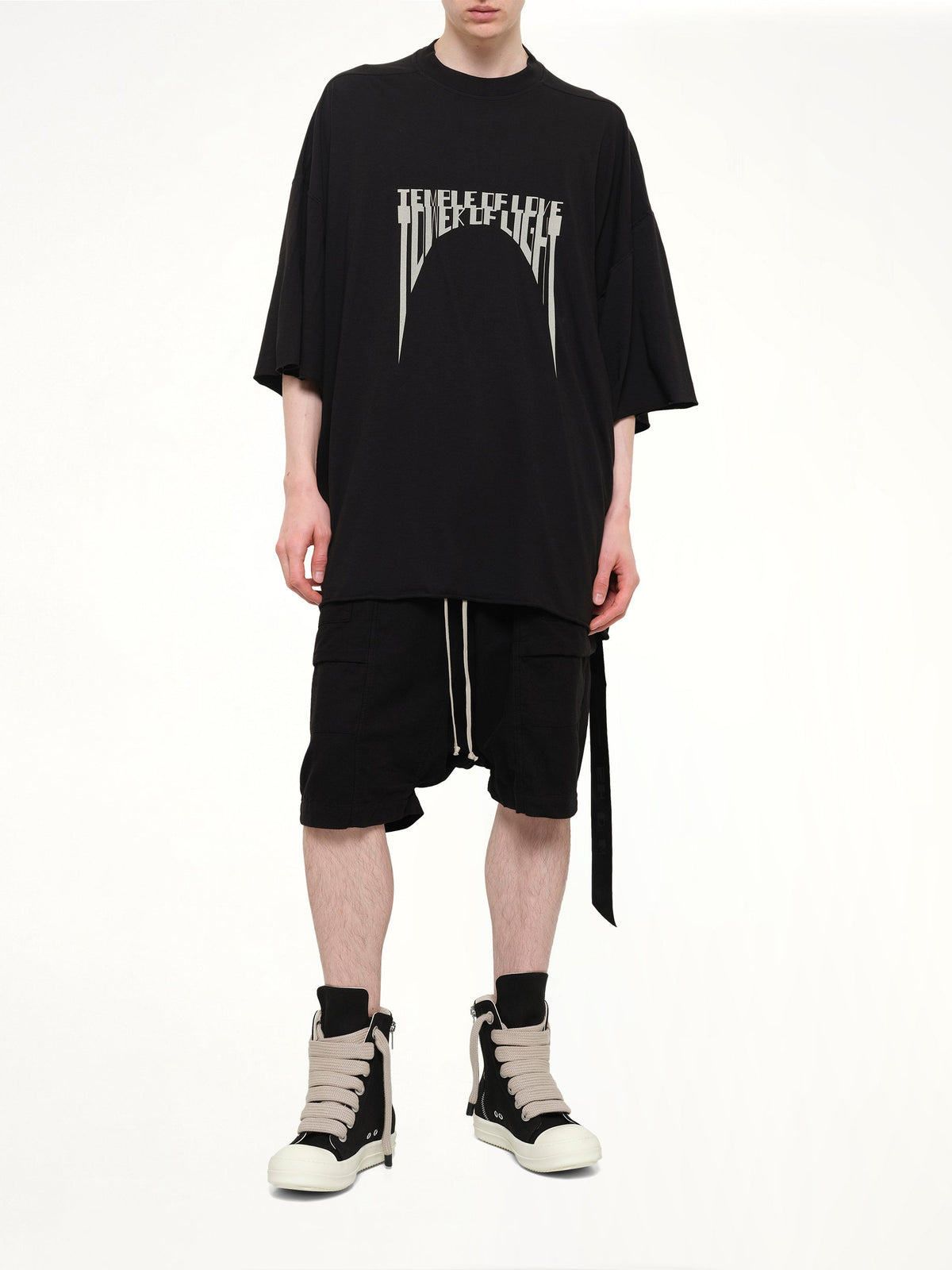 Tower of Light Tommy T-Shirt in Black/Pearl