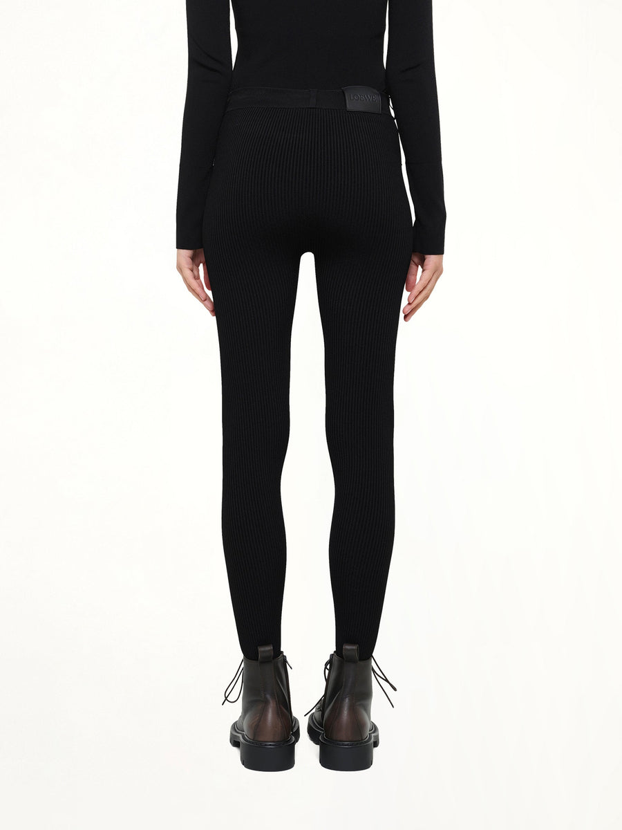 Viscose 2 Pocket Leggings in Black