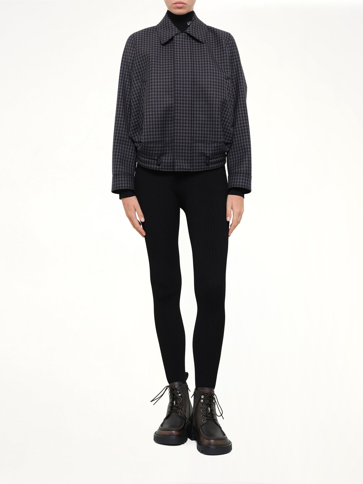 Viscose 2 Pocket Leggings in Black