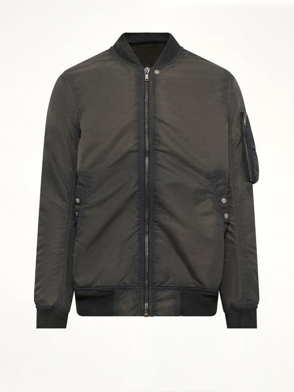 Nylon Classic Flight Jacket in Dark Dust