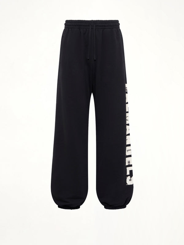 Palm Hills Sweatpants in Black/Off White