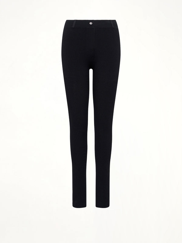 Viscose 2 Pocket Leggings in Black