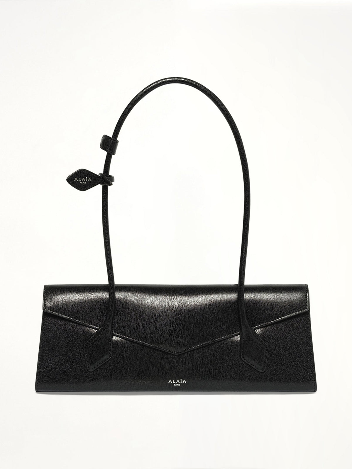 Teckel Flap Medium Bag in Black