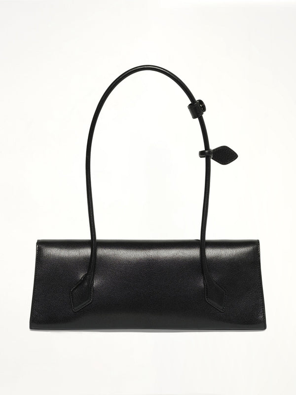 Teckel Flap Medium Bag in Black